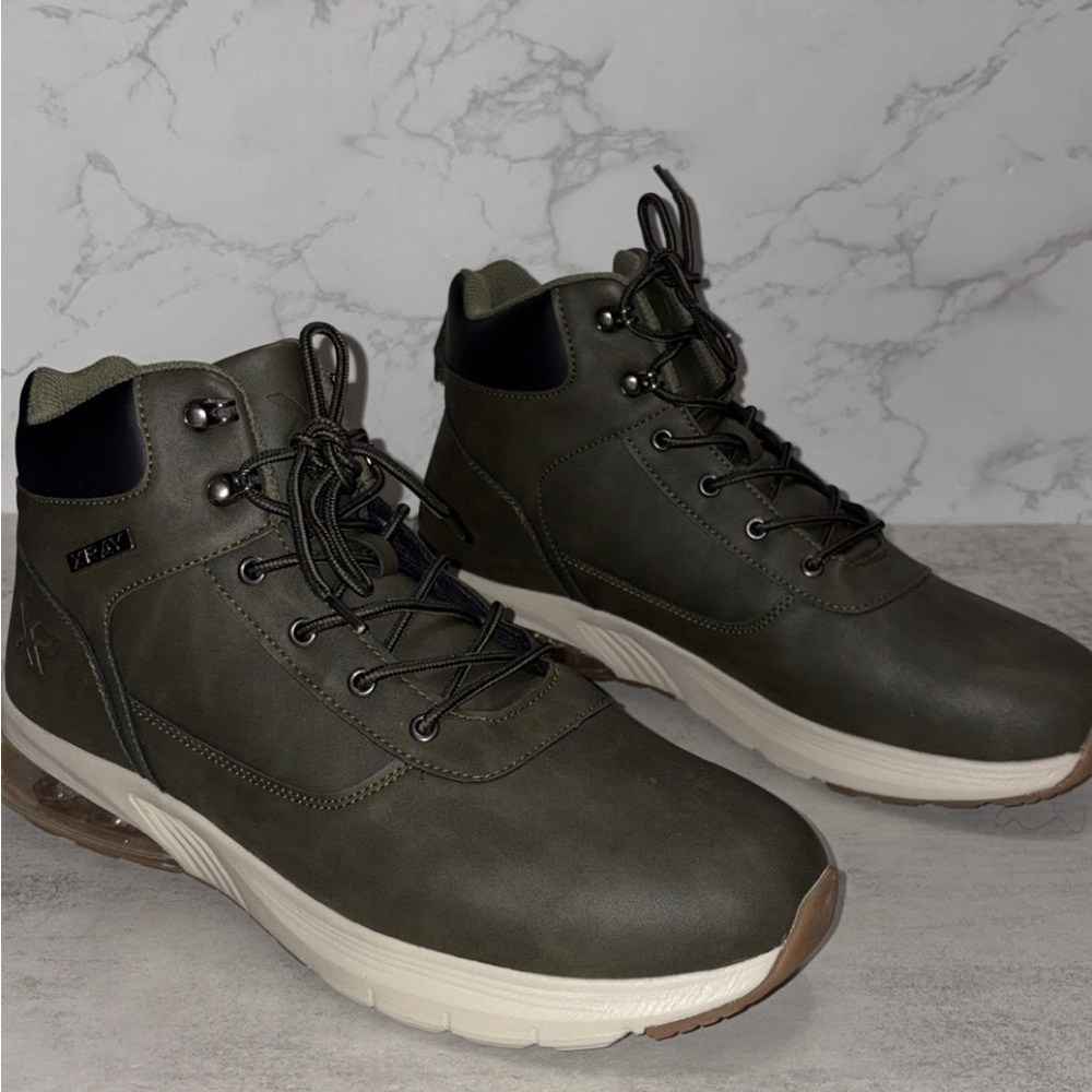 MENS Olive Xray Three Falls Boots - Picture 3 of 8